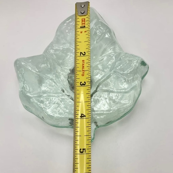 Gorgeous Metal and Murano Glass Knobs Blue and Clear - Picture 11 of 12